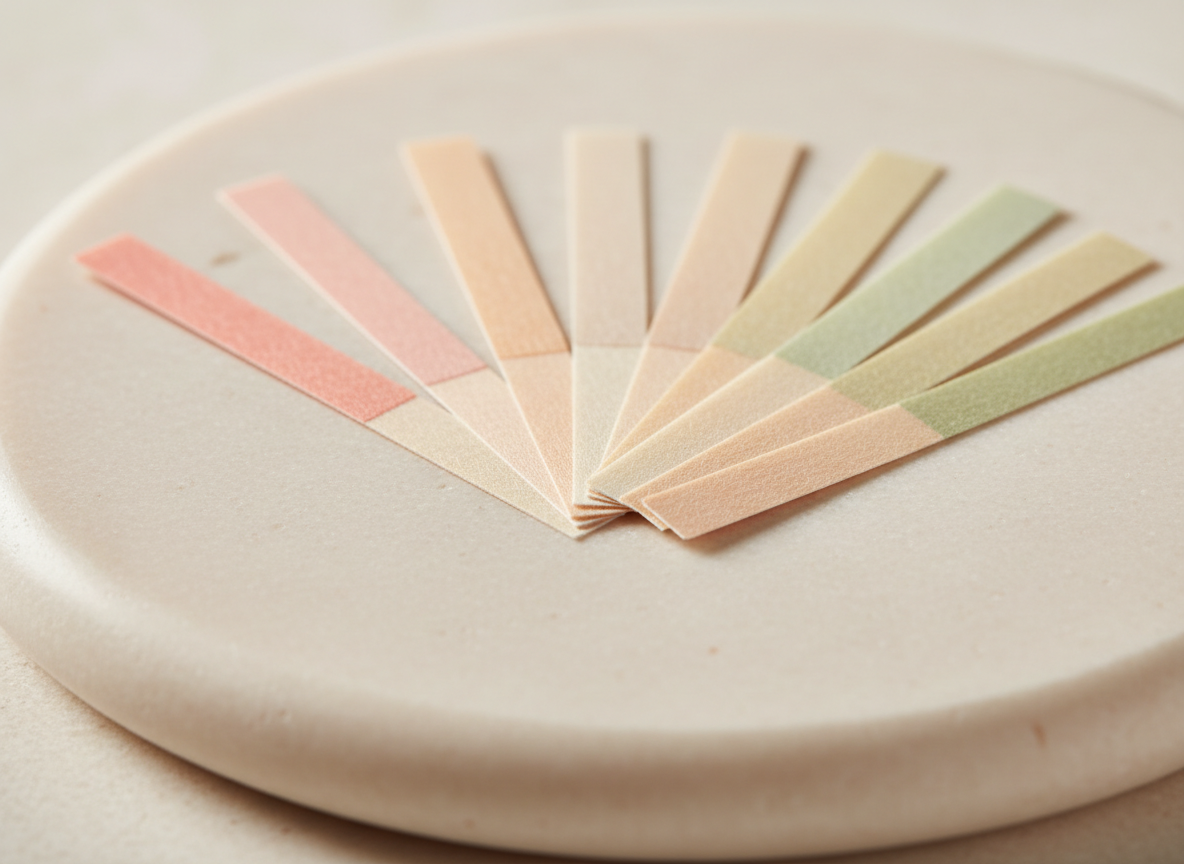 pH test strips for vaginal health monitoring